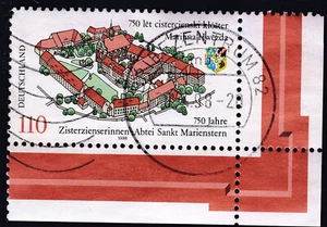 GERMANY 1998 Corner Stamp Michel 1982 Scott 1999 St. Marienstern Abbey - Picture 1 of 1