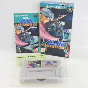 MOBILE SUIT GUNDAM Cross Dimension 0079 Super Famicom Nintendo 2458 sf - Picture 1 of 8