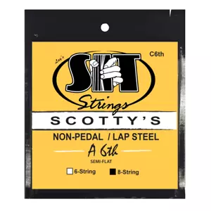SIT Strings SC8A6TH Scotty's Lap Steel A6th Silencer Semi-Flat Nickel (8-string) - Picture 1 of 1