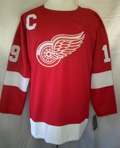 Steve Yzerman Detroit Red Wings Red & White "1987-2007 Throwback" CCM NHL Jersey Cover