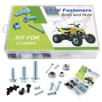 160 件全框架整流螺栓套件适用于铃木 LT-V700F 双孔 09-20 — 第 1/4 张图片