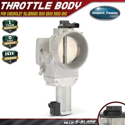 Throttle Body for Chevrolet Silverado 1500 2500 3500 GMC Sierra 1500 2500 3500 - Image 1 of 4