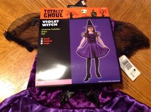 TOTALLY GHOULS VIOLET WITCH GIRLS COSTUMES SIZE SMALL - Picture 1 of 8