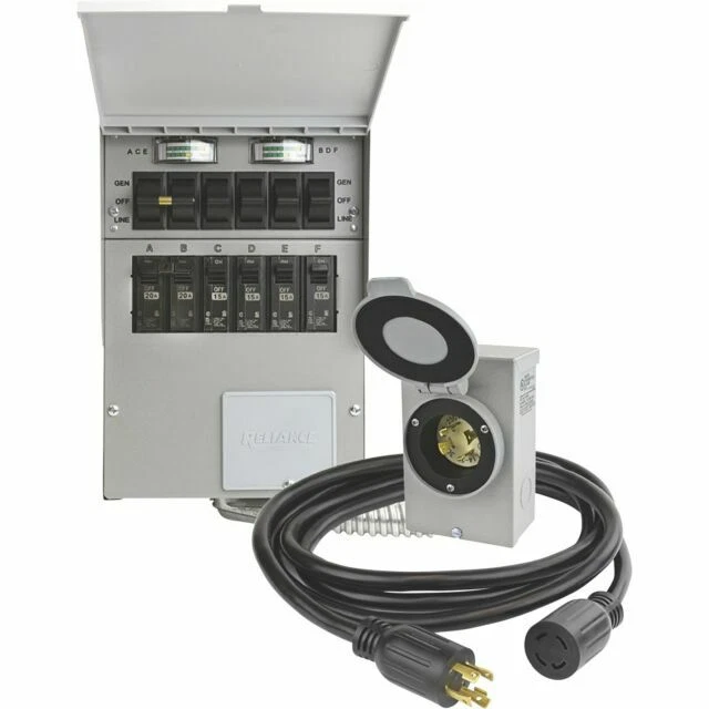 Reliance Controls 306CRK 30-Amp 240-Volt Generator Power Transfer Kit