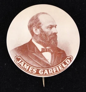 1831-1881 James Garfield 2 1/4 Pinback Button - Picture 1 of 1