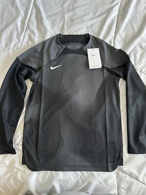 Nike Dri-Fit Football Soccer Goal Keeper Jersey Black Boys Medium DH8349-060 TT - Image 1 of 4