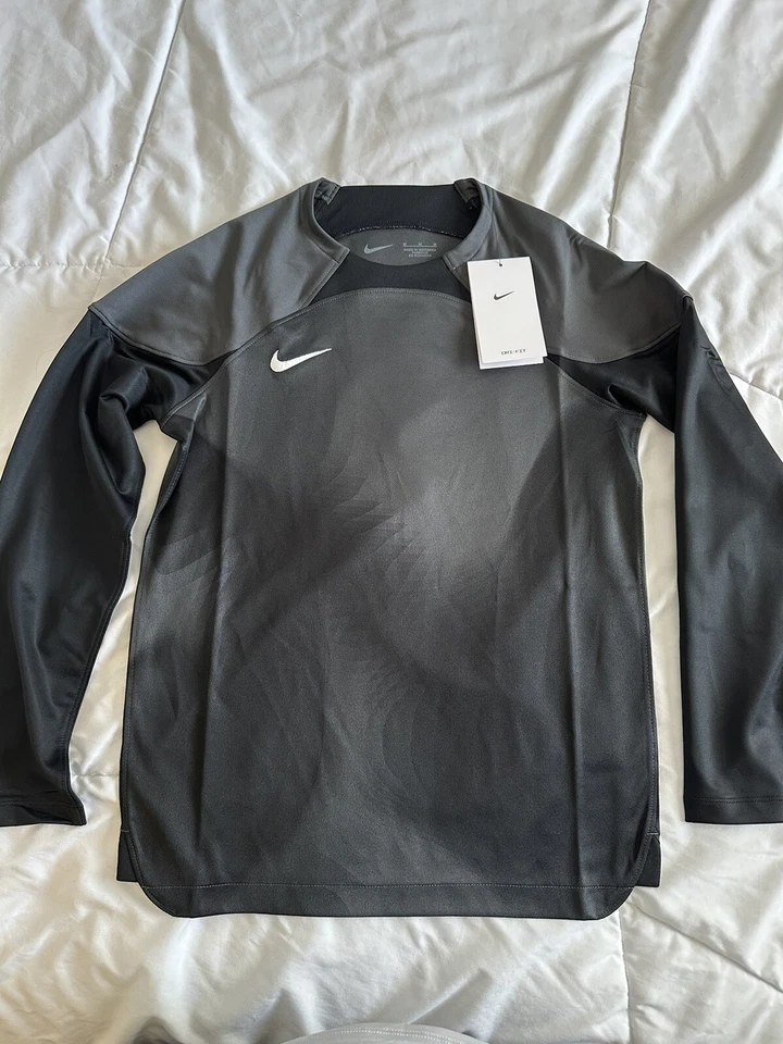 Nike Dri-Fit Football Soccer Goal Keeper Jersey Yellow Mens Size XL