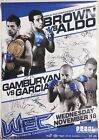 Jose Aldo Mike Brown Cub Swanson +17 Signed by Card WEC 44 Fight Poster UFC SBC