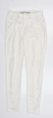 Jeggings de mezclilla para mujer Denim Co de algodón blanco talla 8 L29 pulgadas Foto 1 de 4