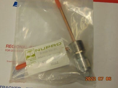 Nupro Swagelok M-4HKA-TSW-371 Tube Socket Weld Manual Angle Valve - Image 1 of 3