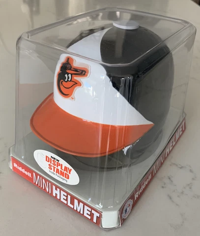RIDDELL BALTIMORE ORIOLES UNSIGNED MINI BATTING HELMET WITH DISPLAY STAND Cover