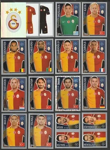 SET 17 FIGURINE STICKERS CALCIATORI TOPPS CHAMPIONS LEAGUE 2015-16 GALATASARAY - Picture 1 of 1