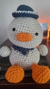 Duck Amigurumi Handmade Soft Toy Gift Crochet Doll Stuffed Animal - Picture 1 of 1