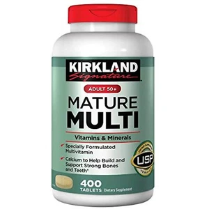 Kirkland Signature Adults 50+ Mature Multi, 400 Tablets (Pack of 3) - Picture 1 of 2
