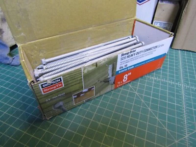 Lote de 50 tornillos estructurales para madera Simpson SDS25800-R50 1/4"x 8" NUEVO en caja Foto 1 de 4