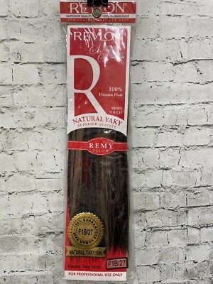 #F1B/27 Revlon 100 % extensión de tejido de cabello humano 10" nuevo en paquete negro/rubio miel Foto 1 de 4