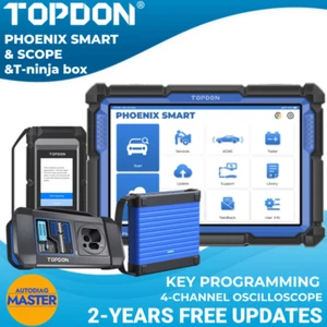 TOPDON Phoenix Smart + Scope + T-ninja Box Ultra Diagnostic Tool KEY Programming - Picture 1 of 55