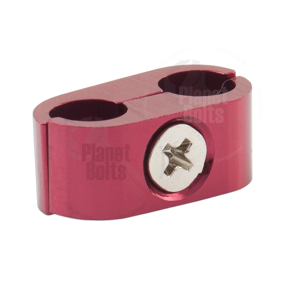 Braçadeira de cabo de aceleração organizador universal de motocicleta espaçador de linha de freio vermelho - Imagem 1 de 3