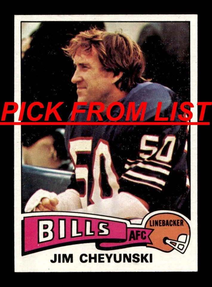 1975 Topps Football 269-523 EX/EX-MT Pick From List All PICTURED ss5 - Image 1 of 1