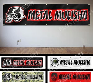 Metall Mulisha Flagge Banner 2x8 Fuß FMX, Supercross, MMA, Motocross Dekoration Flagge - Bild 1 von 5