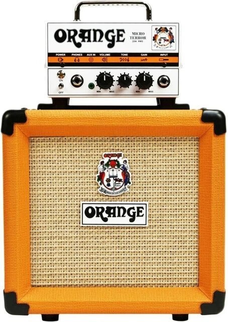 Orange Micro Terror 20W Tube Preamp with Guitar Cabinet and Cable Bundle (PPC108)