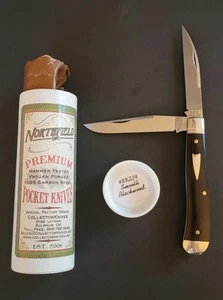 GEC #48 Improved Trapper SFO Collector Knives Smooth Blackwood Northfield 488224 - Picture 1 of 5