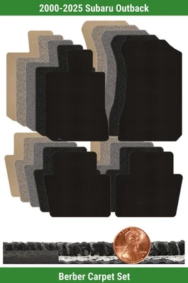 Lloyd Custom Berber Carpet Mat Set for 2000-2025 Subaru Outback (4 pieces) #127N - Image 1 of 4