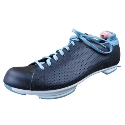 Zapatos de ciclismo Giro Civila negros blancos azul lechoso para mujer 9,75 cómodos SPD Foto 1 de 4