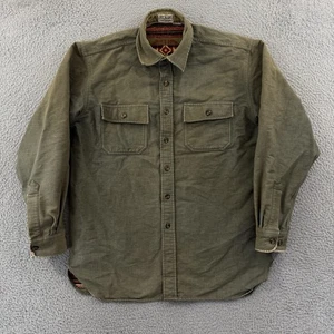 Vintage LL Bean Shirt Mens XL Green Navajo Blanket Brushed Flannel Aztec Lined - Picture 1 of 11