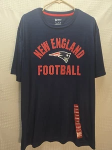 Dri Fit NFL New England Patriots Mens Size XL Navy Blue Graphic T-Shirt 6618 - Picture 1 of 8