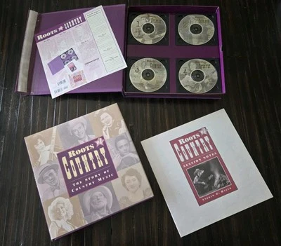 ROOTS OF COUNTRY: THE STORY COUNTRY MUSIC CD Box Set + 144 PG Book + Sessions - Image 1 of 4