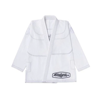 Shoyoroll Tribal Kimono (Blanco) Jiu Jitsu Gi 450 GSM Uniforme BJJ Competidor Foto 1 de 4