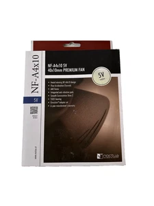 Noctua NF-A4x10 5V, Premium Quiet Fan, 3-Pin, 5V Version (40x10mm, Brown) - Afbeelding 1 van 4