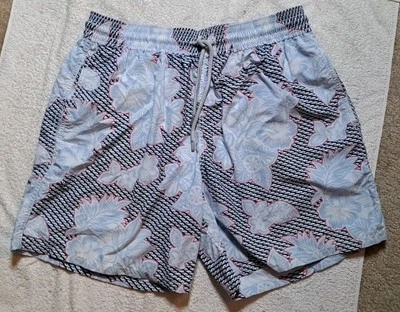 Vilebrequin Board Shorts/Traje de Baño Diseño Hawaiano/Floral Talla XXL Foto 1 de 4