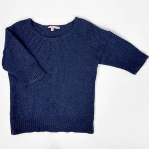 Maglione Calypso St Barth misto mohair donna M blu navy girocollo sfocato - Foto 1 di 7