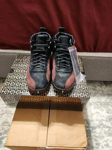 Air Jordan 12 Retro SP x A Ma Maniere Mid Black W Size 9 Women's 7.5 Men's - Picture 1 of 7