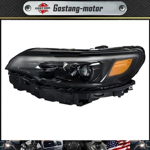 Driver Left Side For Jeep Cherokee 2019-2022 LED Headlight Assembly Black Clear - Picture 1 of 11