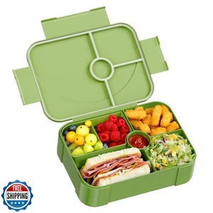 Winproper Lunch Box Dziecięce pudełko na bento, szczelne pudełko na lunch bento z 6 kompartmami - Zdjęcie 1 z 5