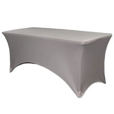 YCC Linens - Stretch Spandex Table Covers, Fitted Rectangular Tablecloths - Image 1 of 4