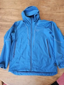 Jack Wolfskin Texapore Waterproof Rain Coat Jacket Blue Mens XL Full Zip Vented - Picture 1 of 16