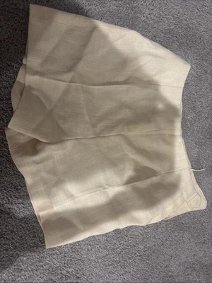 Shorts de cintura alta vintage anos 70 etiqueta de papel Evan silicone amarelo claro tamanho XS/S - Imagem 1 de 4