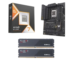 AMD Ryzen 7 9800X3D-ASUS B650-E TUF Gaming WiFi-G.Skill Flare 32GB DDR5 combo - Zdjęcie 1 z 4