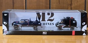 M2 Machines Hauler 1973 CHEVROLET CHEYENNE SUPER 30 4x4 DUALLY 1971 G10 VAN 4x4 - Picture 1 of 12