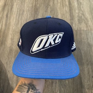 OKC Thunder Adidas NBA Snapback Blue Hat Clean OSFM - Picture 1 of 7