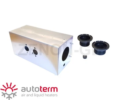 AUTOTERM Einbaukasten Edelstahl für Air 2D, Webasto AirTop 2000, Eberspächer