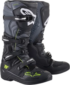 Alpinestars Tech 5 Boots Black/Gray/Yellow Fluorescent 9 2015015-1055-9 - Picture 1 of 1