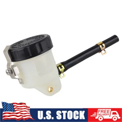 Front Brake Fluid Reservoir Tank for Yamaha YZF R1 R6 2005-16 Suzuki GSXR 01-13 Foto 1 de 4