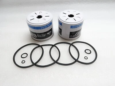 Fuel Filter (Pair) Fits Ford David Brown Massey Ferguson Case IH Tractor #18C6 - Image 1 of 4