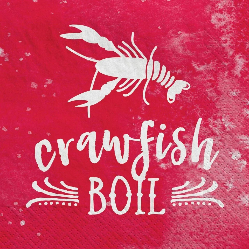 Mardi Gras Crawfish Boil Luncheon Napkins 40 Ct - Image 1 of 1