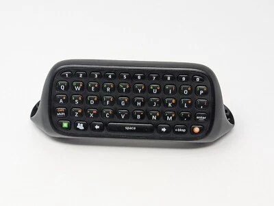Xbox 360 Chat Pad Controller Keyboard Black - Image 1 of 2